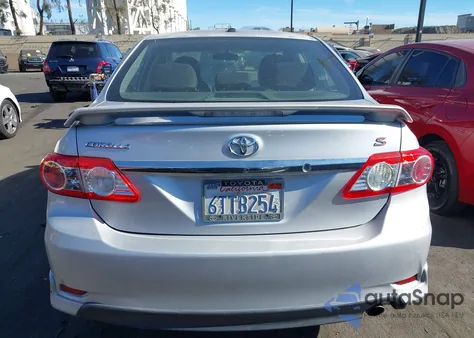 2011 Toyota Corolla S from USA, damaged, VIN 2T1BU4EE5BC731587